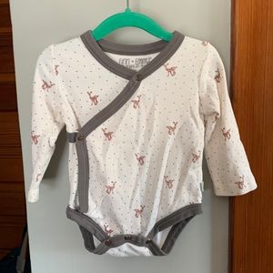 Finn + Emma HOLIDAY reindeer bodysuit